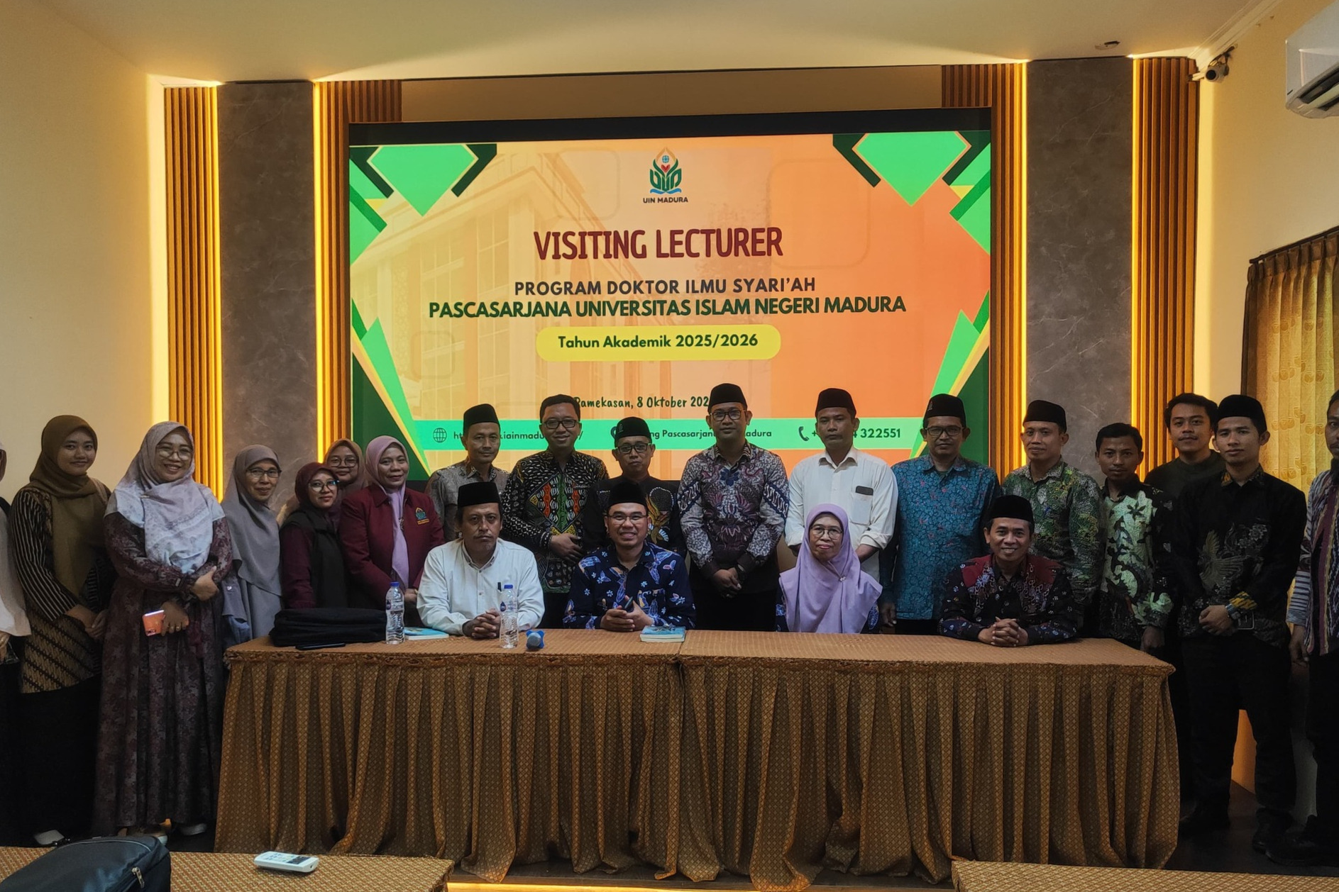 Visiting Lecturer Program Doktor Pascasarjana UIN Madura Bahas Perkembangan Islam di Timur Tengah